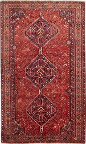Gashghai Tappeto 160x260 Rosso (Iran) Annodato A Mano