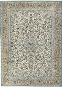 Kashan Tappeto 300x420 Beige (Iran) Annodato A Mano