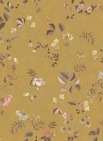 Eijffinger Tapete Tokyo Blossom - Mustard Yellow