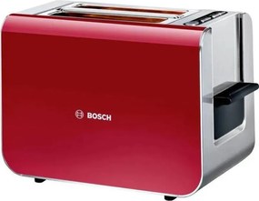Tostapane Bosch TAT8614N rosso 860 watt acciaio inox