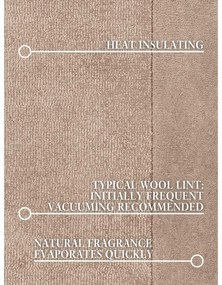 Tappeto beige in misto lana tessuto a mano 80x150 cm Kari – Villeroy&amp;Boch