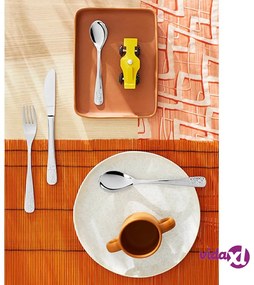 Amefa Set di Posate per Bambini 4 pz Forest friends Argento Lucido