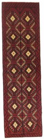 Beluch Tappeto persiano 50x180 Rosso (Iran) Annodato A Mano