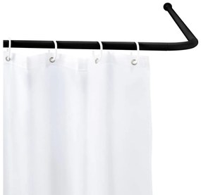 WENKO 23565100 - Asta 2x2 cm nera