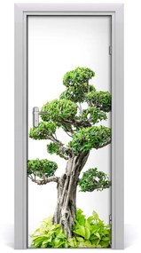 Adesivo per porta Albero bonsai 75x205 cm