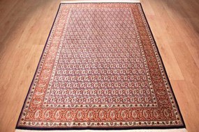 Ghom Tappeto 130 x 210 (Iran) Annodato A Mano