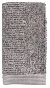 Asciugamano in cotone grigio-marrone 100x50 cm Classic - Zone