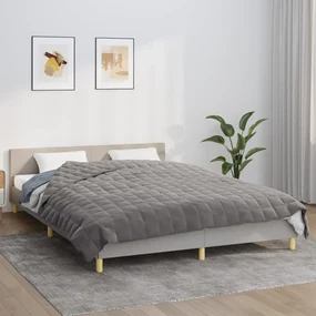 Coperta Ponderata Grigia 200x225 Cm 13 Kg Tessuto /