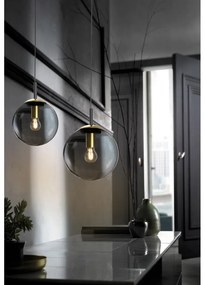 Lampada a sospensione in vetro nero , ø 25 cm Dini - Fischer &amp; Honsel