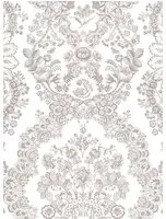 Eijffinger Carta da parati Lacy Dutch - Weiß Hellbraun