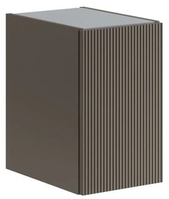 Armadietto bagno a terra Opera 1 anta P 45.5 x L 30 x H 50 cm laccato opaco grigio carbone