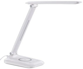 Immax 09107L - Lampada da tavolo LED dimmerabile con ricarica wireless QI LUMI LED/7W/230V bianco