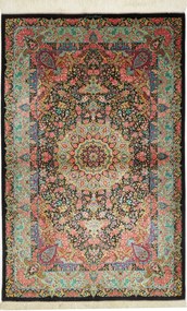 Ghom Tappeto 100 x 150 (Iran) Annodato A Mano