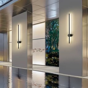 Brilagi - Applique da esterno LED AURA LED/12W/230V 4000K IP54 nero