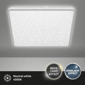 Briloner 3749-414 - Plafoniera LED LINO LED/24W/230V cromo opaco