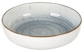 Piatto fondo in ceramica 18 cm azzurro Swirl Nordic Brillo