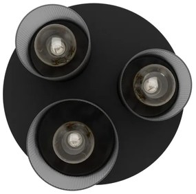 Eglo 901161 - Plafoniera COLOMERA 3xE27/40W/230V grigio