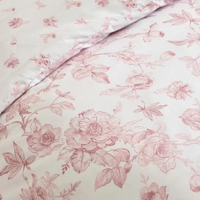 Set copripiumino e federa rosa per letto singolo 135x200 cm Mirabelle – Catherine Lansfield