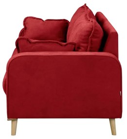 Divano rosso 193 cm Beata - Ropez