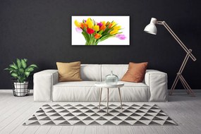 Quadro su tela Tulipani, fiori, piante 100x50 cm