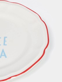 Sinsay - Piatto con scritta La Dolce Vita - verde pallido