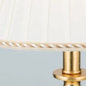 Orion LA 4-1049/1 - Lampada da tavolo FONSA 1xE27/60W/230V bianco/oro