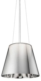 Flos KTribe Suspension 3 Lampada A Sospensione 55 cm a luce diffusa con diffusore esterno Argento Alluminizzato