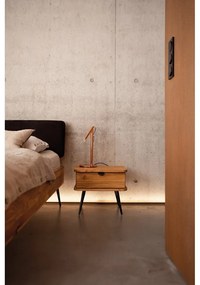 Comodino in legno di quercia in colore naturale Kula - The Beds