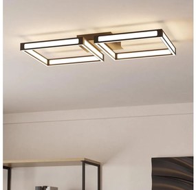 Eglo 99788 - Plafoniera LED ALTAFLOR 2xLED/11,2W/230V nero