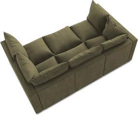 Divano color kaki 255 cm Manao – Makamii