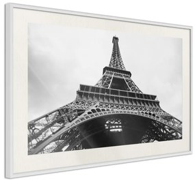 Poster  Symbol of Paris  Cornice Quadri Cornice nera con pass-partout, Larghezza x Altezza Home decor 60x40