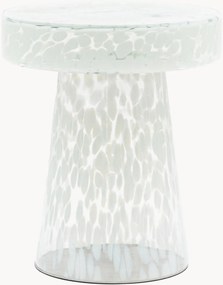 Tavolino rotondo in vetro soffiato Murano