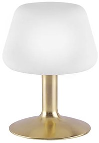 Lampada da tavolo in ottone con dimmer touch a 3 livelli incl. LED - Tilly