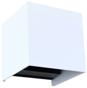 Dara Square LED Smart All'aperto Applique da Parete Bianco - Lindby