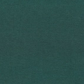 Noel letto minimal scandinavo con piedi in mogano e tessuto fiammato impermeabile T19 petrolio
