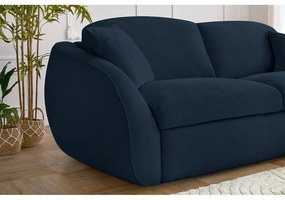 Divano in blu scuro allungabile 235 cm Cezanne – Bobochic Paris