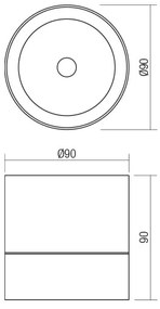 Redo 90627 - Faretto da esterno a LED SHAFT LED/13W/230V IP65, antracite