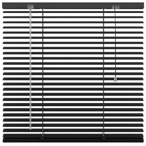 Veneziana Odessa in alluminio, nero opaco 120 x 180 cm, Larghezza lamelle: 25 mm