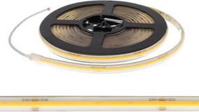 Striscia LED COB 8W/m 24VDC IP67 5m Professional Colore Bianco Freddo 5.700K