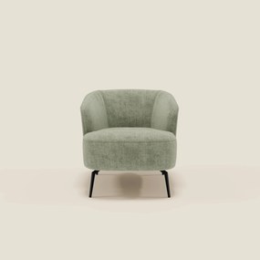 Renoa Poltroncina dall'eleganza moderna in tessuto smacchiabile T24 verde salvia