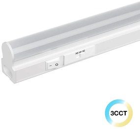 Tubo LED Integrato T5 18W 120cm CCT Bianco Variabile Angolo 160°