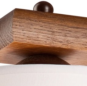 Lampada da parete 1xE27/60W/230V rovere