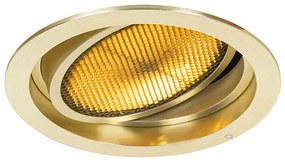 Faretto da incasso moderno oro orientabile - Coop 111 Honey