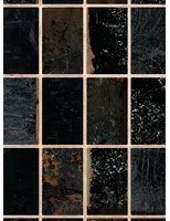 NLXL Carta da parati Waste Tiles - Black