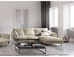 Divano angolare beige , angolo destro Vienna - Cosmopolitan Design