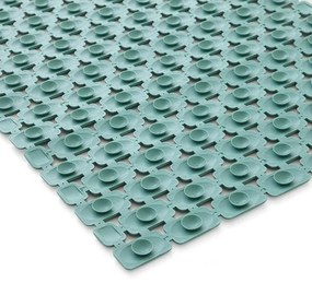 Tappetino antiscivolo doccia verde 40x73 cm in plastica Spring