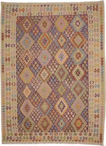 Kilim Tappeto 290x210 Beige (Pakistan) Tessuto A Mano