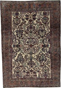 Sarouk Tappeto persiano 240x340 Beige (Iran) Annodato A Mano