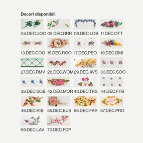 Faretto Incasso Classico Pescara Ceramica Bianco Decorato 1 Luce Gu10