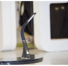 Brilagi - Lampada da tavolo dimmerabile a LED con display PELLE LED/7W/230V nero